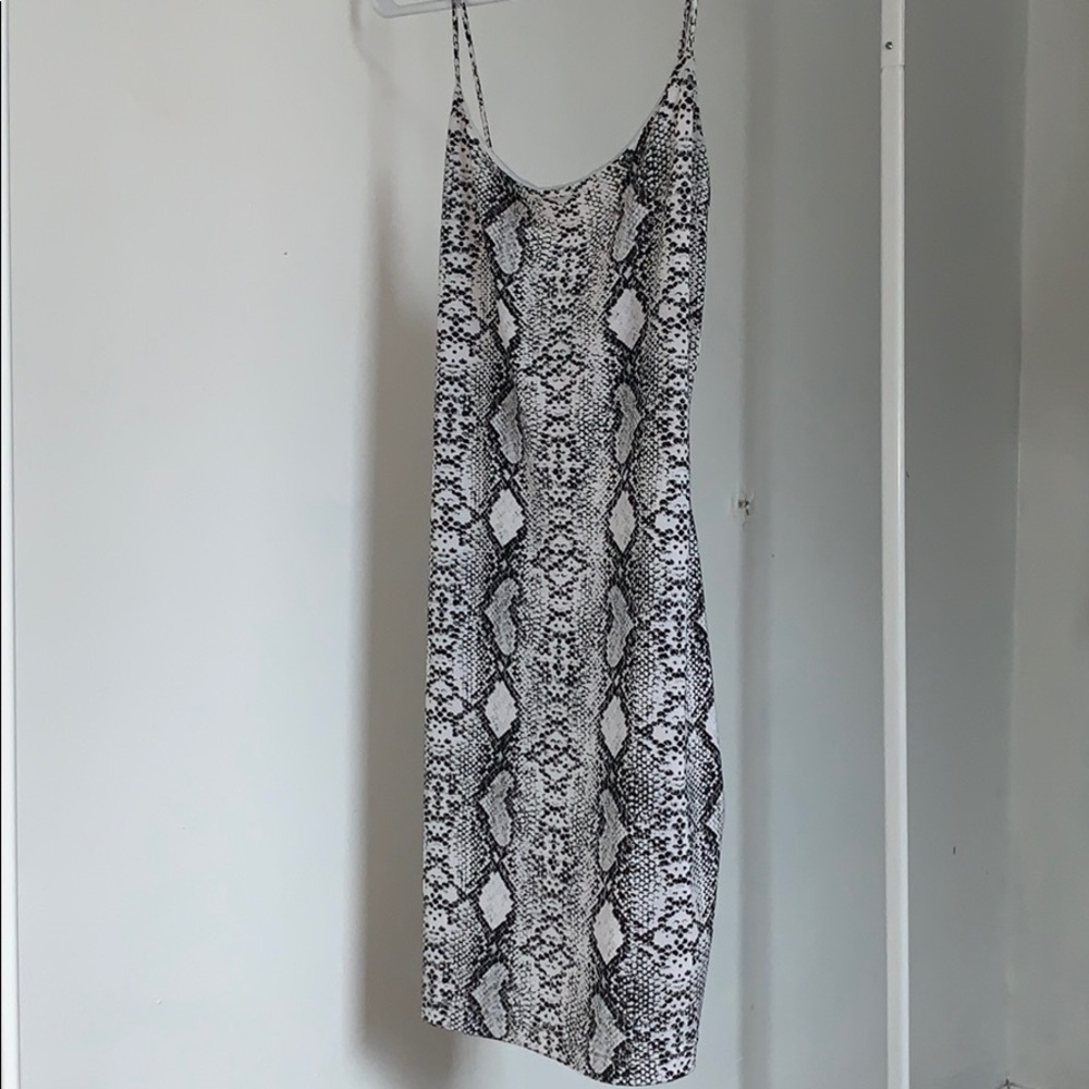 Snakeskin dress
